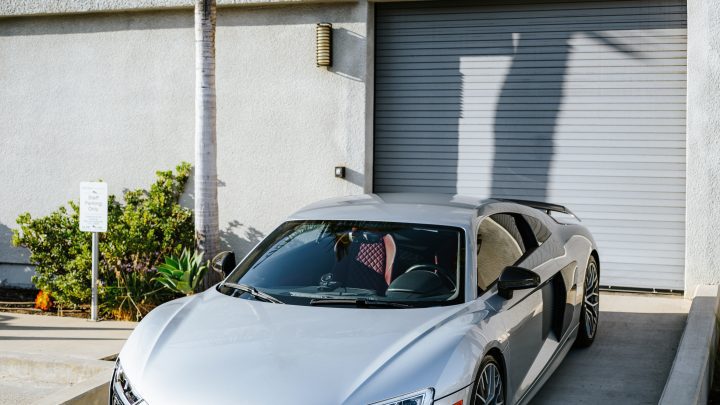 Floret Silver Audi R8 – XPEL Ultimate Plus Paint Protection Film (hood, fenders, and doors only)