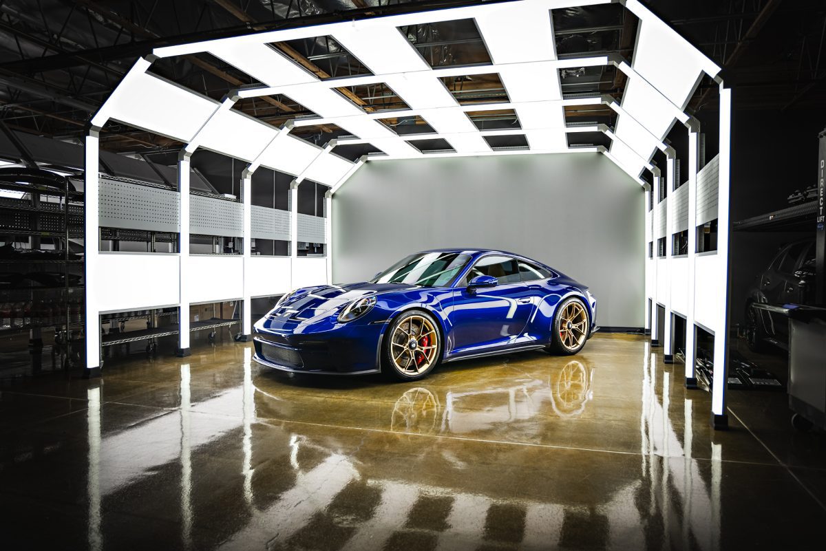 Gentian Blue Porsche GT3 Touring – Multi-Stage Paint Correction, PPF, Ceramic Coating and More