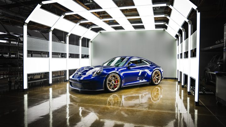 Gentian Blue Porsche GT3 Touring – Multi-Stage Paint Correction, PPF, Ceramic Coating and More