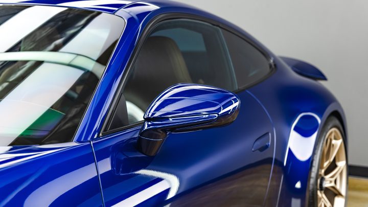 Gentian Blue Porsche GT3 Touring – Multi-Stage Paint Correction, PPF, Ceramic Coating and More
