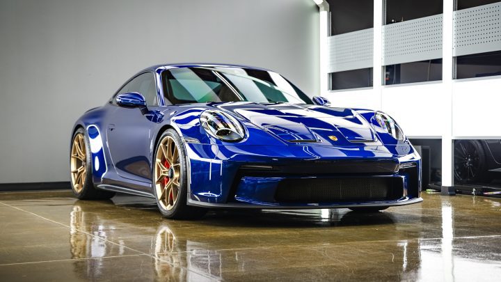 Gentian Blue Porsche GT3 Touring – Multi-Stage Paint Correction, PPF, Ceramic Coating and More