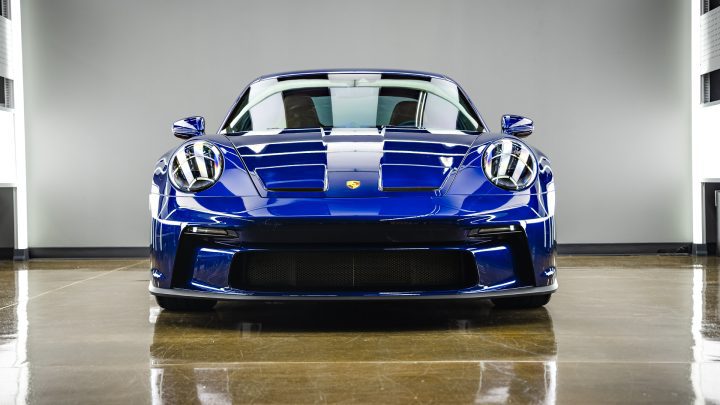 Gentian Blue Porsche GT3 Touring – Multi-Stage Paint Correction, PPF, Ceramic Coating and More