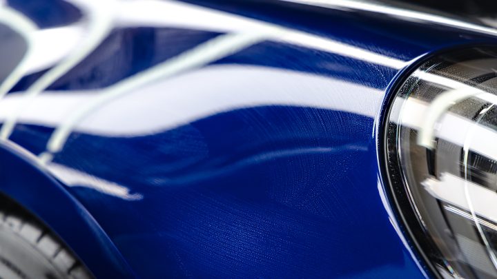 Gentian Blue Porsche GT3 Touring – Multi-Stage Paint Correction, PPF, Ceramic Coating and More