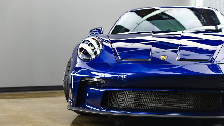 Gentian Blue Porsche GT3 Touring – Multi-Stage Paint Correction, PPF, Ceramic Coating and More