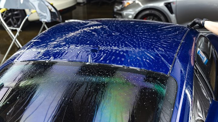 Gentian Blue Porsche GT3 Touring – Multi-Stage Paint Correction, PPF, Ceramic Coating and MoreGentian Blue Porsche GT3 Touring – Multi-Stage Paint Correction, PPF, Ceramic Coating and More