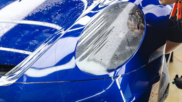 Gentian Blue Porsche GT3 Touring – Multi-Stage Paint Correction, PPF, Ceramic Coating and More