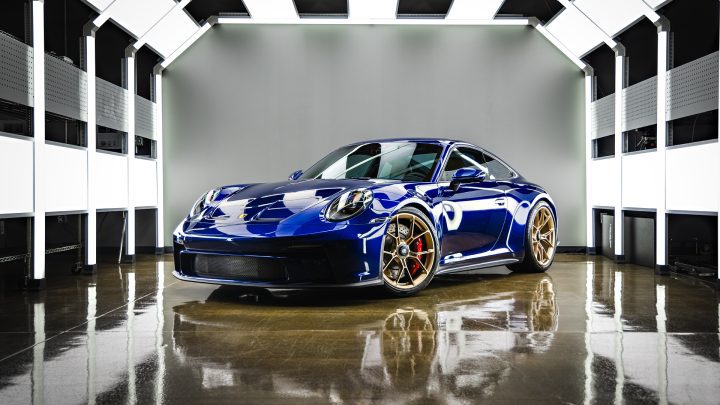 Gentian Blue Porsche GT3 Touring – Multi-Stage Paint Correction, PPF, Ceramic Coating and More