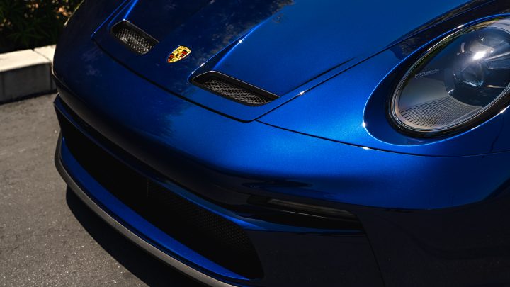 Gentian Blue Porsche GT3 Touring – Multi-Stage Paint Correction, PPF, Ceramic Coating and More