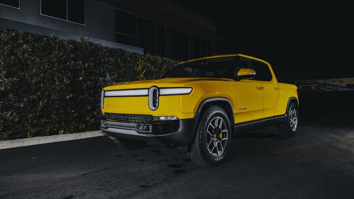 Compass Yellow Rivian R1T – Ultimate Plus Paint Protection Film
