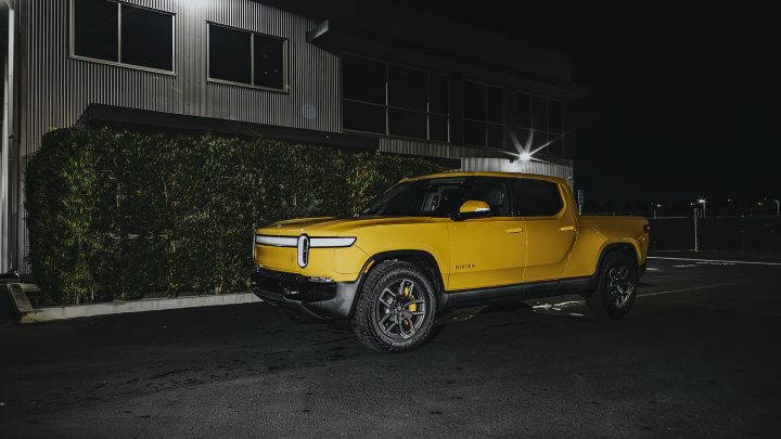 Compass Yellow Rivian R1T – Ultimate Plus Paint Protection Film