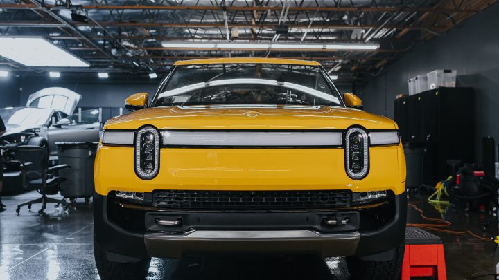 Compass Yellow Rivian R1T – Ultimate Plus Paint Protection Film