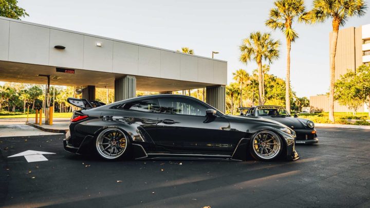 Black ADRO Widebody BMW M4 - MV FORGED LM-101 Wheels