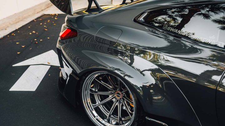 Black ADRO Widebody BMW M4 - MV FORGED LM-101 Wheels