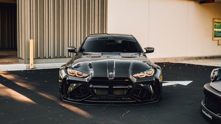 Black ADRO Widebody BMW M4 - MV FORGED LM-101 Wheels