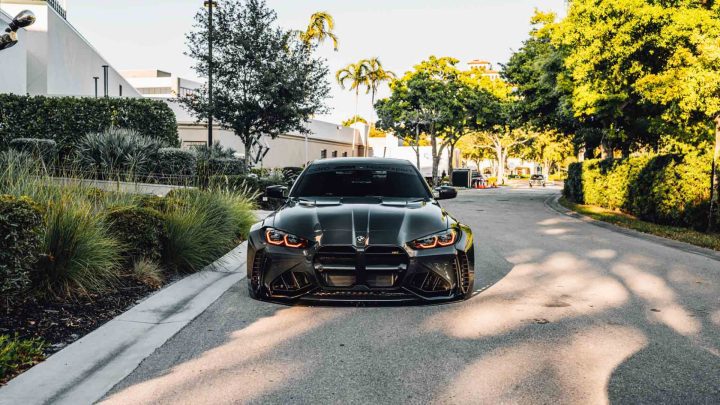 Black ADRO Widebody BMW M4 - MV FORGED LM-101 Wheels