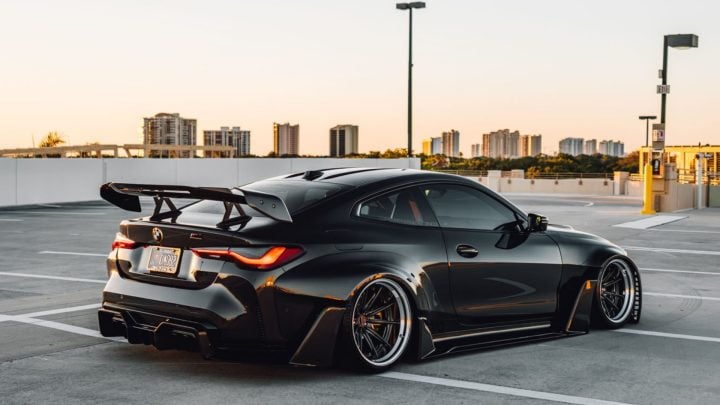 Black ADRO Widebody BMW M4 - MV FORGED LM-101 Wheels
