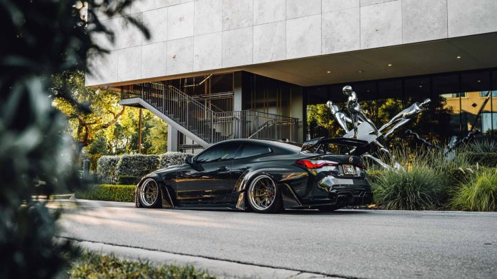 Black ADRO Widebody BMW M4 - MV FORGED LM-101 Wheels