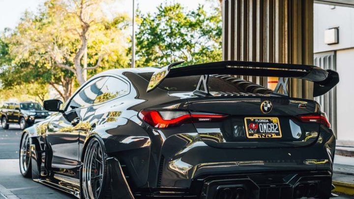Black ADRO Widebody BMW M4 - MV FORGED LM-101 Wheels