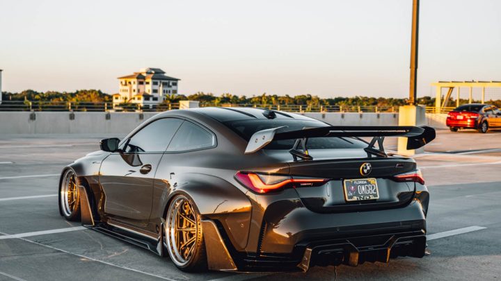 Black ADRO Widebody BMW M4 - MV FORGED LM-101 Wheels