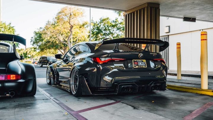 Black ADRO Widebody BMW M4 - MV FORGED LM-101 Wheels