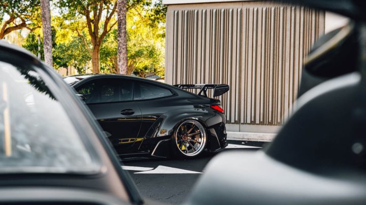 Black ADRO Widebody BMW M4 - MV FORGED LM-101 Wheels