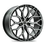 Vossen Hybrid Forged Series HF-2 Wheel in Brushed Gloss Black
