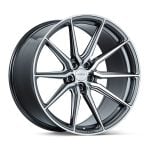 Vossen Hybrid Forged Series HF-3 Wheel in Gloss Graphite Polished