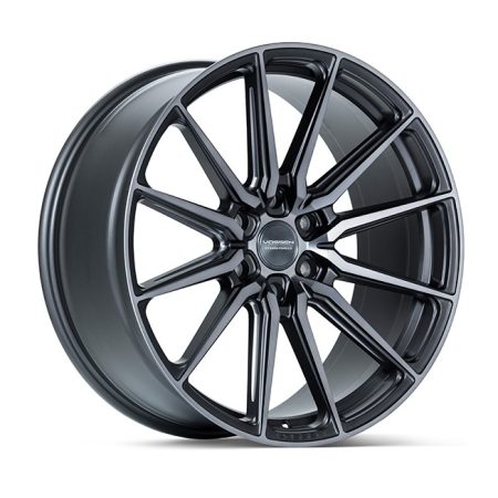 Vossen Hybrid Forged (6-lug) Series HF6-1 Wheel in Tinted Matte Gunmetal – 22×9.5 +20 6-139.7 [HF61-2G23]