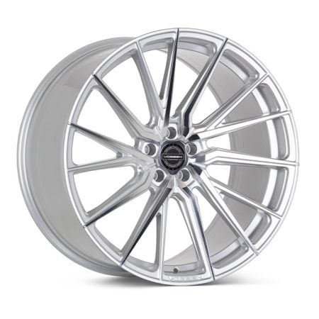 Vossen Hybrid Forged Series HF-4T Wheel (left) in Silver Polished – 22×10.5 +30 5-112 [HF4T-2M43-L]