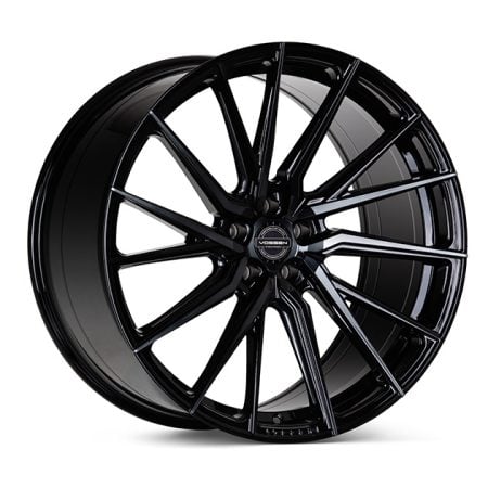 Vossen Hybrid Forged Series HF-4T Wheel (left) in Double Tinted Gloss Black – 22×10.5 +30 5-112 [HF4T-2M44-L]