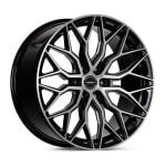 Vossen Hybrid Forged (6-lug) Series HF6-3 Wheel in Brushed Gloss Black