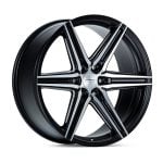Vossen Hybrid Forged (6-lug) Series HF6-2 Wheel in Brushed Matte Black Wheel