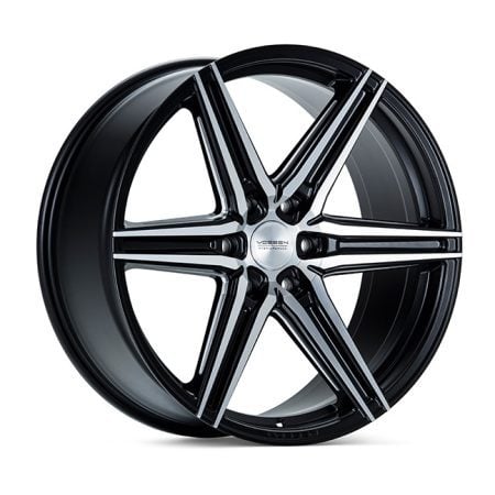 Vossen Hybrid Forged (6-lug) Series HF6-2 Wheel in Brushed Matte Black Wheel – 24×10 +25 6-135 [HF62-4F41]