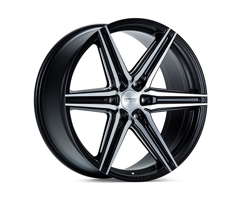 Vossen Hybrid Forged (6-lug) Series HF6-2 Wheel in Brushed Matte Black Wheel