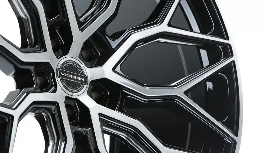 Vossen Hybrid Forged Series HF-2 Wheel in Brushed Gloss Black