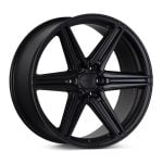 Vossen Hybrid Forged (6-lug) Series HF6-2 Wheel in Satin Black