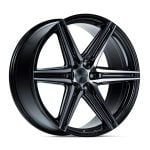 Vossen Hybrid Forged (6-lug) Series HF6-2 Wheel in Tinted Gloss Black Wheel