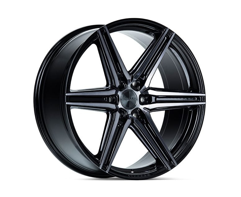 Vossen Hybrid Forged (6-lug) Series HF6-2 Wheel in Tinted Gloss Black Wheel