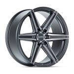 Vossen Hybrid Forged (6-lug) Series HF6-2 Wheel in Tinted Matte Gunmetal Wheel