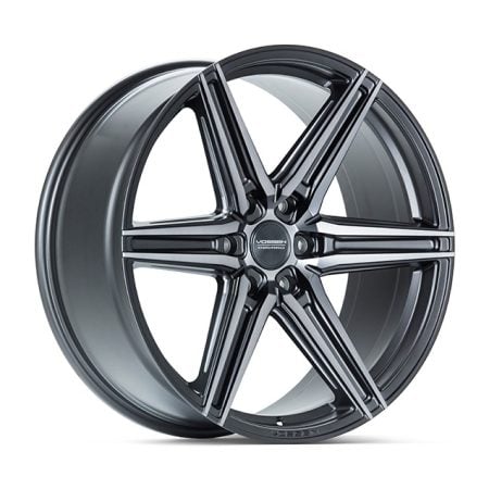 Vossen Hybrid Forged (6-lug) Series HF6-2 Wheel in Tinted Matte Gunmetal Wheel – 22×9.5 +20 6-139.7 [HF62-2G23]
