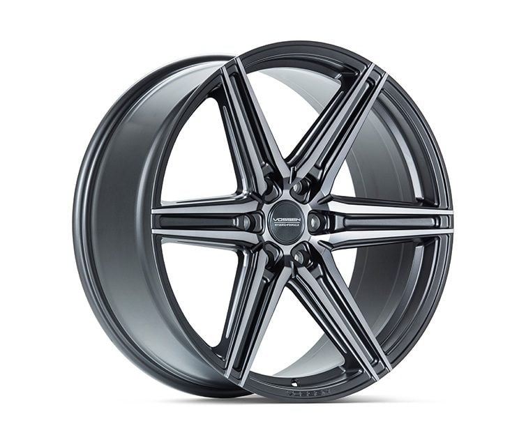 Vossen Hybrid Forged (6-lug) Series HF6-2 Wheel in Tinted Matte Gunmetal Wheel
