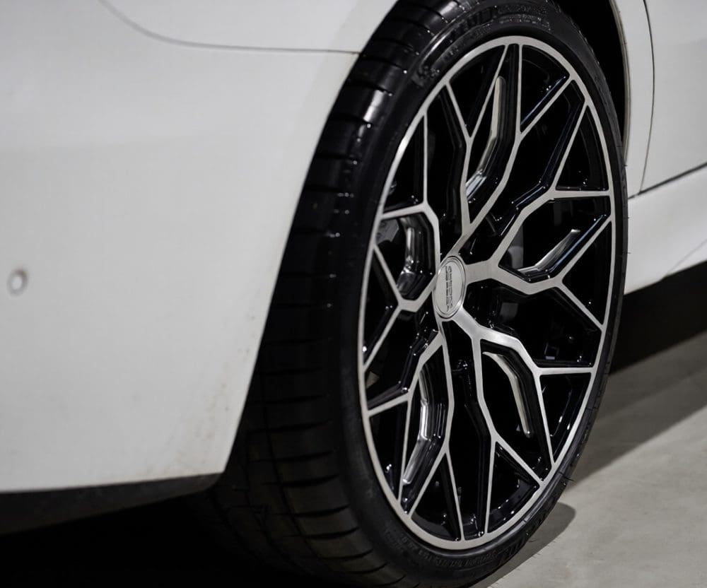 Vossen Hybrid Forged Series HF-2 Wheel in Brushed Gloss Black