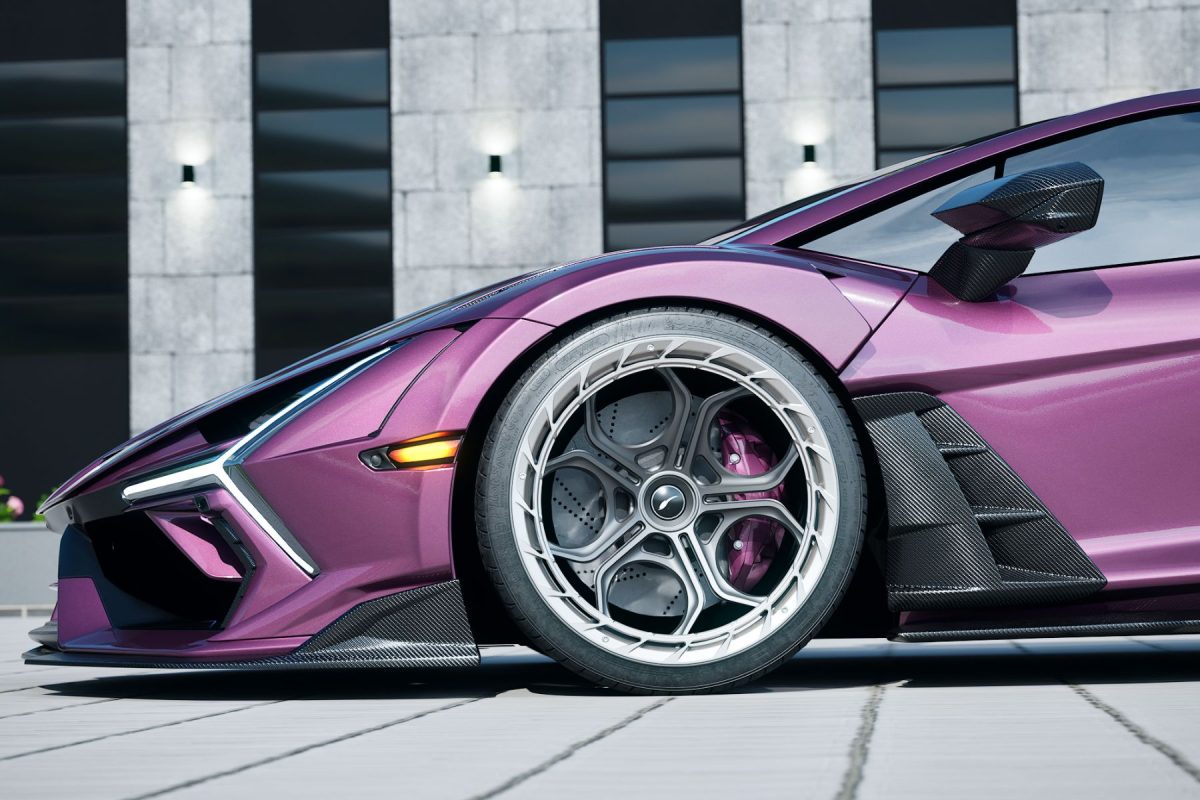 Revuelto Carbon Fiber Body Kit - Frnt Driver Side