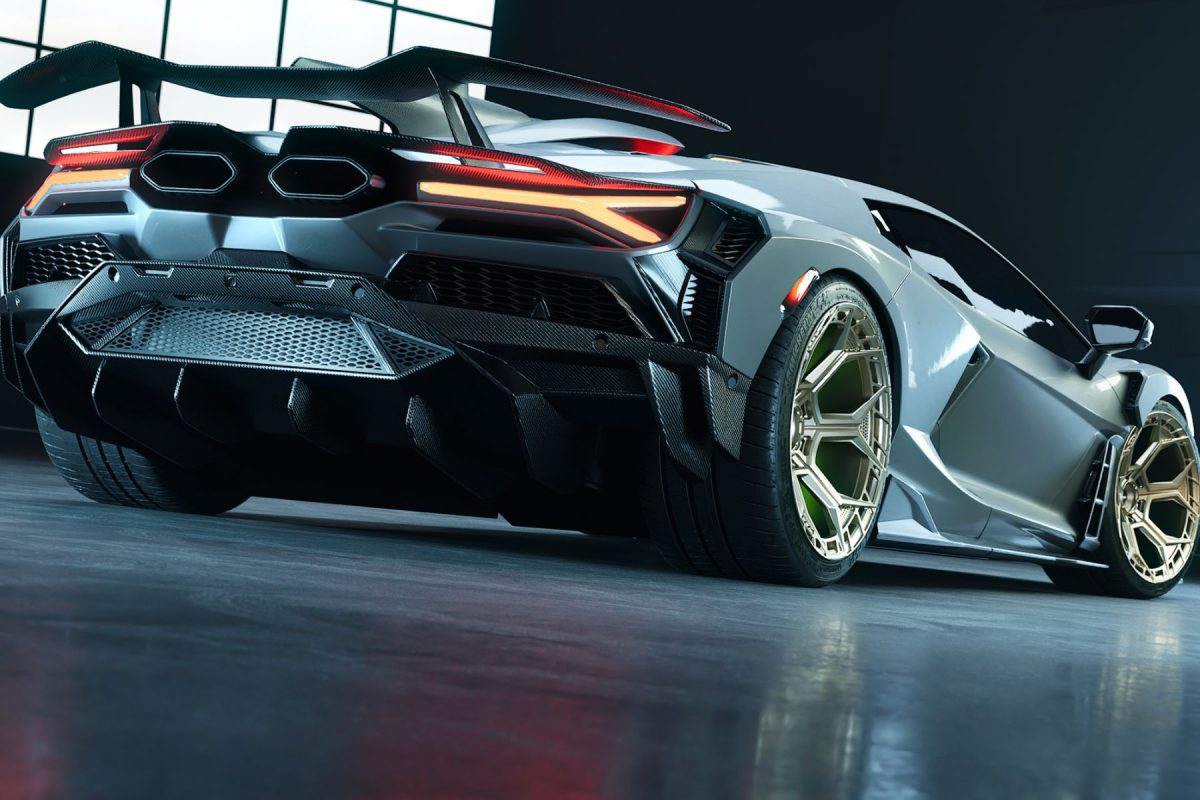 Revuelto Carbon Fiber Body Kit - rear end