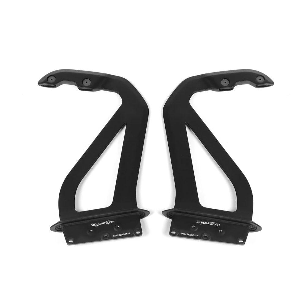 Silver Rocket Aluminum Wing Risers for 982 Porsche 718 Cayman GT4 RS