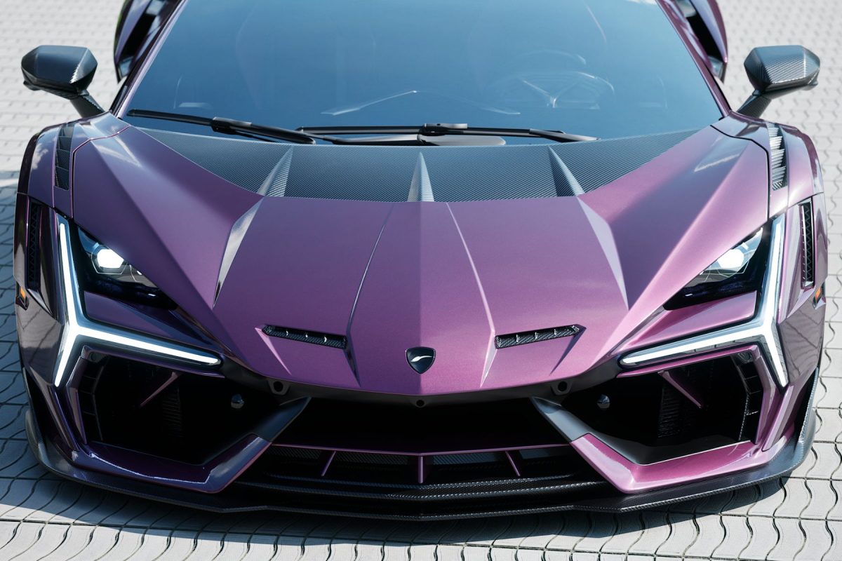 Revuelto Carbon Fiber Body Kit - front nose