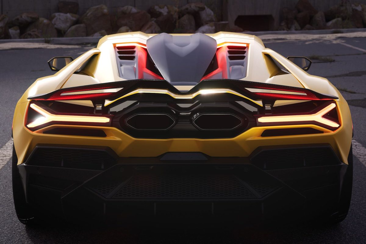 Revuelto Carbon Fiber Body Kit - rear end
