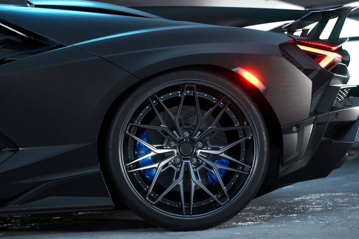 Revuelto Carbon Fiber Body Kit - quarter