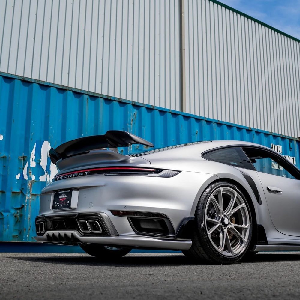 TECHART Rear Diffuser Set for 992.1 Porsche 911 Turbo / Turbo S