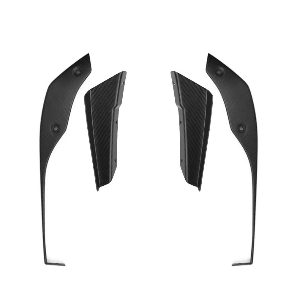 Silver Rocket Dry Carbon Dive Plane & Lower Side Spoiler for 982 Porsche 718 Cayman GT4 / RS